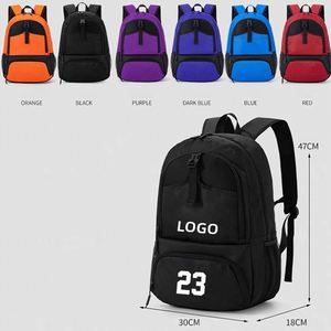 Factory Custom Logo Outdoor Fitness <b>Training</b> Soccer Basketball <b>Backpack</b> With Shoe Compartment Fashion Casual Sports <b>Backpacks</b> - Product Image 3