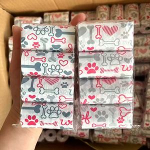 Eco-Friendly Biodegradable <b>Compostable</b> Simple Lavender Flavor Dog Poop Bags 20 Bags/Roll - Product Image 4