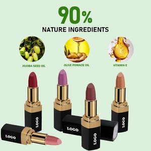 Rouge à lèvres mat avec logo personnalisé Crème à formule minérale qui ne se décolore pas et ne se décolore pas pour le commerce transfrontalier - Product Image 2