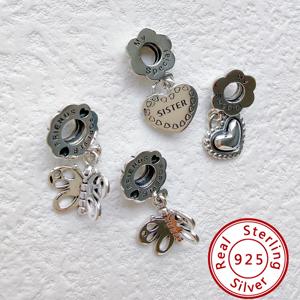 Pendentifs et breloques tendance en argent sterling 925 de la marque HaYa, certifiés GDTC, pour bracelets à breloques, bijoux faits main DIY - Product Image 4