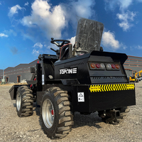CE-Zertifizierter 400kg Traglast Elektrischer Mini-Frontlader Kleiner Frontlader 4WD Batteriebetriebener Mini-Elektro-Radlader