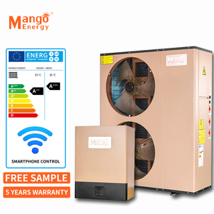 ปั๊มความร้อนแบบแยกส่วน EVI -30C สำหรับทำน้ำร้อน พร้อม Wifi ขนาด 15 กิโลวัตต์  แบบตั้งพื้น  วัสดุแผ่นเหล็กชุบสังกะสี  380V  ใช้สารทำความเย็น R-32  ปั๊มความร้อนน้ำ-อากาศ - Product Image 3