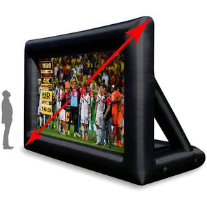 Pantalla de Proyección Inflable Portátil de 16 Pies para Cine al Aire Libre / Pantalla de Cine Inflable para Exteriores en Venta - Product Image 1