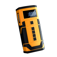 Compresseur d'air numérique portable 12V sans fil pour pneus de voiture, matériau ABS, avec lumière d'urgence et moniteur de pression (jauge de pression basse)