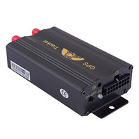 Original GPS 103A Vehículo Rastreador GPS ACC SMS ALERTA Corte Motor Área ciega Almacenamiento DE DATOS 4PIN Cable Batería Relé GPRS