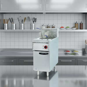 BAOKANG 28L Single Tank Single Basket Electric <strong>Fryer</strong> with Cabinet 10KW Power for <strong>Chips</strong> and Chicken - Product Image 4