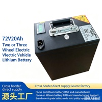 Batterie lithium-ion LiFePO4, tension 12-72V, capacité 20Ah-50Ah, utilisée pour les véhicules électriques, les motos, les tricycles et les batteries