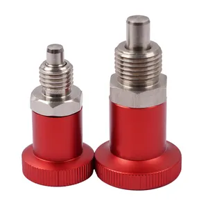 gn617 gn812 hand retractable spring groove profile knob index plunger with rest position