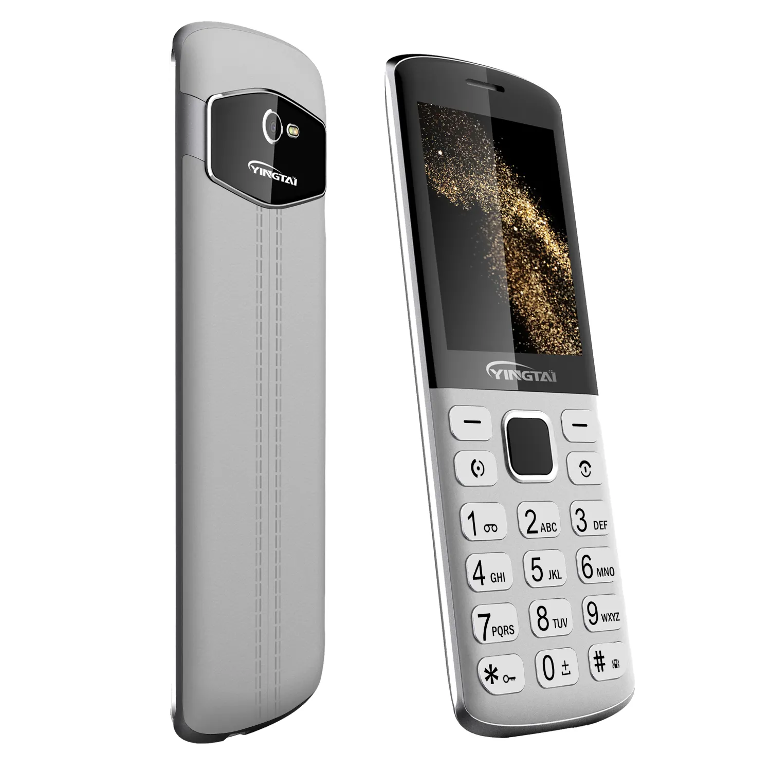 2.4 zoll metall mittleren frame telefon mit 800 polymer batterie bar funktion handys