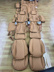 Fundas de Asiento de Alta Calidad para <span class=keywords><strong>Mercedes</strong></span>-Benz <span class=keywords><strong>Vito</strong></span> de 7 <span class=keywords><strong>Plazas</strong></span>, Reemplazo con Asientos de Cuero Napa Marrón, Venta al Por Mayor de Fábrica - Product Image 1