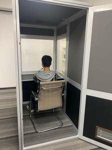 <span class=keywords><strong>Cabine</strong></span> d'interprétation <span class=keywords><strong>simultanée</strong></span> insonorisée <span class=keywords><strong>de</strong></span> haute qualité, portable, pour une seule personne, pour les conférences - Product Image 6