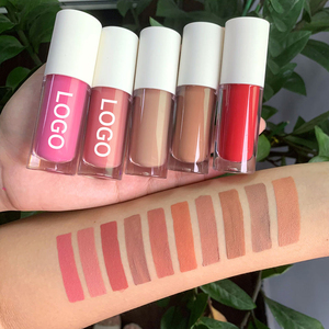 50 Colors Vegan Cruelty Free Long Lasting Nude Brown Color <strong>Liquid</strong> Matte <strong>Lipstick</strong> for <strong>Black</strong> Women - Product Image 1