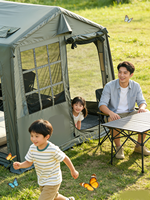 Tente de camping gonflable, installation rapide, modulaire, imperméable 2000 mm, pour le glamping familial, l'urgence, approvisionnement en usine, ISO9001
