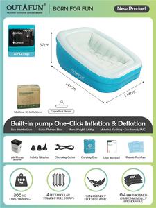 OUTAFUN توافد PVC محمولة قابلة للنفخ أريكة مريحة قابلة للنفخ للتخييم في الهواء الطلق - Product Image 2