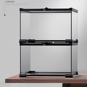 Terrarium pour reptiles Barbarous Growth BT en <span class=keywords><strong>verre</strong></span> haute transparence et métal, structure durable, design verrouillable, pour lézards et serpents - Product Image 1