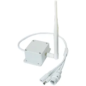 1 to 1 Long Distance 1KM Wireless WIFI transmission sender AP Receiver Plug and play wire 2MP 5MP IP PTZ IP Camera Ethernet KIT