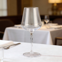 Verre à vin populaire et tendance, transparent, sans plomb, en plastique Tritan, grand gobelet pour la maison, le bar, les mariages et les fêtes