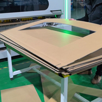 Aopack Machine de production de boîtes en carton ondulé AAA robuste entièrement automatique avec écrasement à rabat de colle