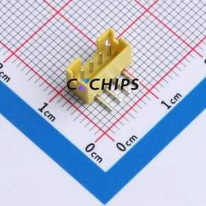 XY-PH2.0-4A21-YT Wire-to-Board Pin Header Bent Lead Through Hole,P=2mm Connector 1x4P 2mm Right Angle Insert PH - Product Image 1