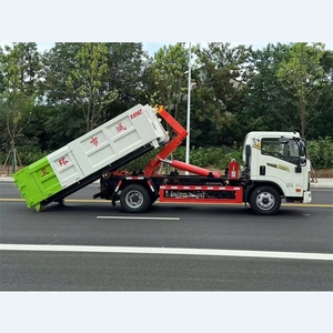 Camión de Basura HOWO de 10 m³, Nuevo, Diésel, Manual, 6 Velocidades, Autocargable, Descarga Hidráulica, con Gancho de Elevación - Product Image 3