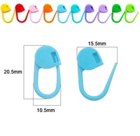 Kit de tricot et de couture portable en plastique de 1000 pièces avec marqueurs de mailles colorés et sac – Design tendance