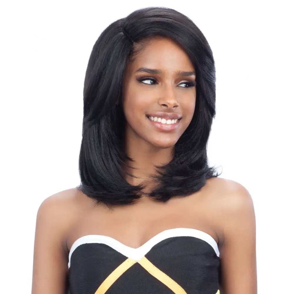 זול שיער טבעי 8 אינץ בוב פאה לאפריקני אמריקאי, ישר קצר תחרה מול שיער טבעי בוב פאה עבור נשים שחורות