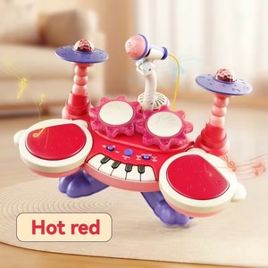 Table de jeu multifonctionnelle pour batterie jazz et piano électronique avec microphone filaire pour enfants - Product Image 5