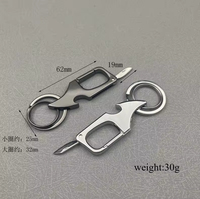 Multi-function Smooth Bottle Opener Custom Logo Electronic Key Finder Creative Alloy Key Chain Wholesale Unpack Parcel