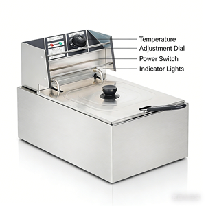 Freidora Eléctrica Comercial y Doméstica de 6L - Product Image 3