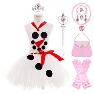 Anime grazioso abito <span class=keywords><strong>Olaf</strong></span> corona bacchetta magica borsa guanto collana bracciale orecchini Set Anime fumetto ghiaccio neve Cosplay Costume