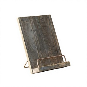 Soporte de escritorio de Lectura de libro de cocina de madera de acacia precio al por mayor soporte de almacenamiento de cocina y estilo de tabla de cortar para leer y cocinar - Product Image 1