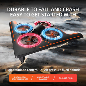 Drone Global GD02 RC Fighter Quadcopter F22 Avion Jet avec lumière LED, jouets volants pour enfants, modèle de drone télécommandé - Product Image 4
