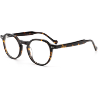 Monture de lunettes optiques rondes rétro Elan Optical YB6611 à prix abordable, unisexe, en acétate, écologique, livraison directe d'usine