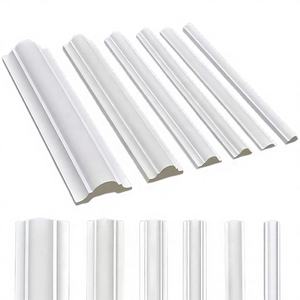Moulures murales modernes en PU lisses DESMOND HN-860, 20 mm/40 mm/60 mm, légères, durables, écologiques, installation facile pour la vente en gros - Product Image 1