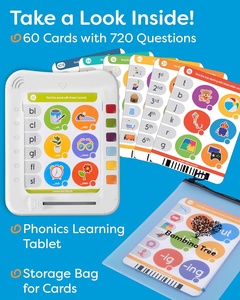 Phonics Machine Learning Pad trò chơi đọc điện tử cho trẻ em học đọc với 720 Câu hỏi âm thanh và chữ cái - Product Image 2