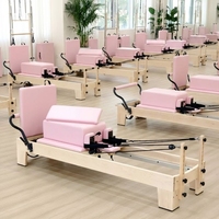 Appareil de Pilates Tmax Stretch en érable, Reformers de Pilates en bois pour usage commercial