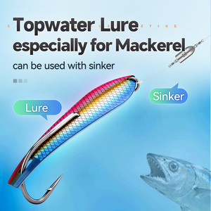 ويهي أ #   طعم صيد معدني من الفولاذ المقاوم للصدأ بطول 12.5 سم ووزن 38.7 جرام لصيد الأسماك في أعماق البحار - Product Image 3