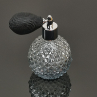 Bouteille de parfum d'atomiseur rechargeable vide de haute qualité de 50 ml 100ml avec la pompe d'airbag de couleur différente