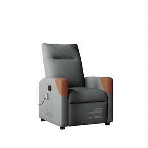Sillón Reclinable de Masaje de Tela Gris Oscuro, Masaje Corporal Completo, Uso Doméstico, Recargable por USB - Product Image 1