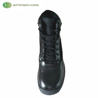 Flyfit Noir Outdoor Office Hiking Mid High Bottes tactiques pour homme