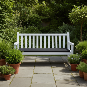 Coussin de banc de jardin en tissu Oxford anthracite 78,7x19,7x1,2 cm, extérieur, amovible, lavable, rectangulaire, solide - Product Image 2