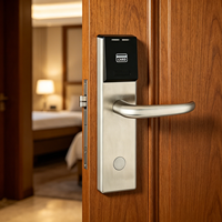 Sistema Electrónico Digital de Cerradura de Puerta con Tarjeta Inteligente RFID para Habitaciones de Hotel, Cerradura de Puerta de Hotel con Sistema de Software de Gestión