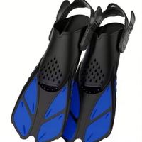 Fábrica de artículos para deportes acuáticos de 10 años, equipo de buceo, entrenamiento, tamaño adulto, fácil de poner y quitar, aletas de buceo para nadar