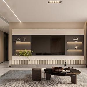 <span class=keywords><strong>Meuble</strong></span> TV <span class=keywords><strong>de</strong></span> Luxe Moderne, Dernier Cri, avec Bande Lumineuse Intégrée pour Salon Intelligent, Idéal Appartement - Product Image 1