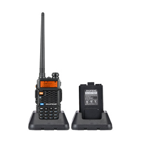 Walkie Talkie Baofeng BF F8 Plus de Doble Banda 5R, Modelo Mejorado de Largo Alcance, Resistente al Agua IP54 para Uso en Exteriores - Product Image 1