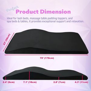 <span class=keywords><strong>Matelas</strong></span> d'extension de cils incurvé en <span class=keywords><strong>mousse</strong></span> à <span class=keywords><strong>mémoire</strong></span> de forme <span class=keywords><strong>pour</strong></span> salon/usage domestique - Product Image 2