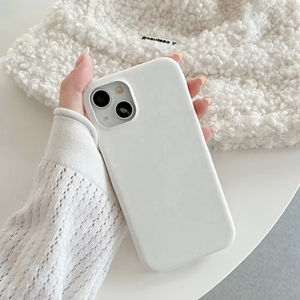 Coque de protection antichoc de luxe en similicuir avec bords enveloppés, design tendance, plusieurs couleurs, pour téléphone portable 15 Pro Max - Product Image 2