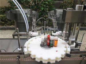 Automatic PLC Controlled Motor Beverage Liquid Filling and Capping Line for Small Plastic/<b>Glass</b> <b>Bottles</b> (10ml 100ml) - Product Image 6