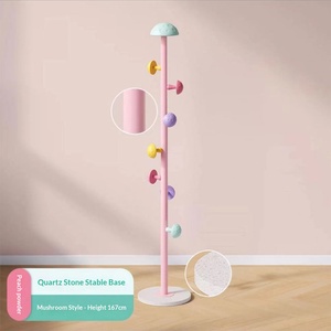 <span class=keywords><strong>Appendiabiti</strong></span> da Terra Multifunzionale a Forma di Fungo in Metallo per Camera da Letto delle Bambine - Product Image 6