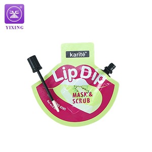 Tùy chỉnh in 5ml 10ml nước poof nhôm lá nhựa Mỹ phẩm son môi Spout <span class=keywords><strong>Pouch</strong></span> bao bì Lip Gloss ống với bàn chải - Product Image 4
